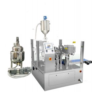 Embalatge automàtic de segell d'ompliment de bosses prefabricats amb farciment de pissió per líquid i pasta