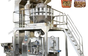 Màquina d'envasat d'ompliment de pesatge automàtic de fruits secs