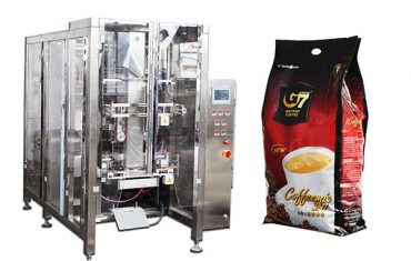 màquina automàtica d'empaquetatge de quatre taules quadrades màquina d'ompliment de tasses volumètriques