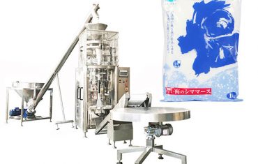 Màquina de segellat de forma vertical salina amb tassa volumètrica