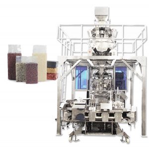 Màquina automàtica d'envasar per farcir bosses de buit tipus maó per a gra