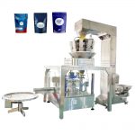 Màquina d'embalatge automàtica de segell d'ompliment de bosses prefabricades amb escales lineals per a grànuls
