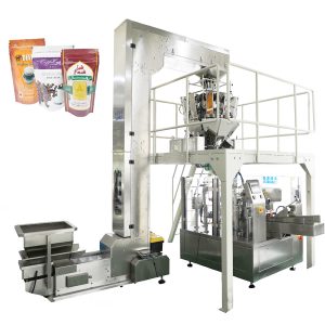 Màquina automàtica d'embalatge de bosses prefabricades de dolços de fruits secs