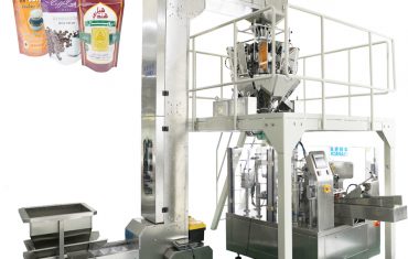 Màquina automàtica d'embalatge de bosses prefabricades de dolços de fruits secs