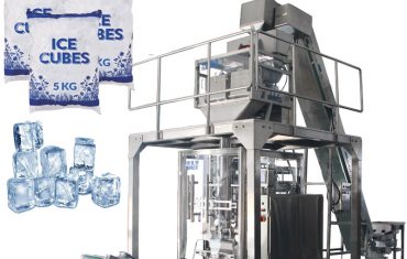Màquina automàtica d'envasar cubs de gel de 1-8 kg